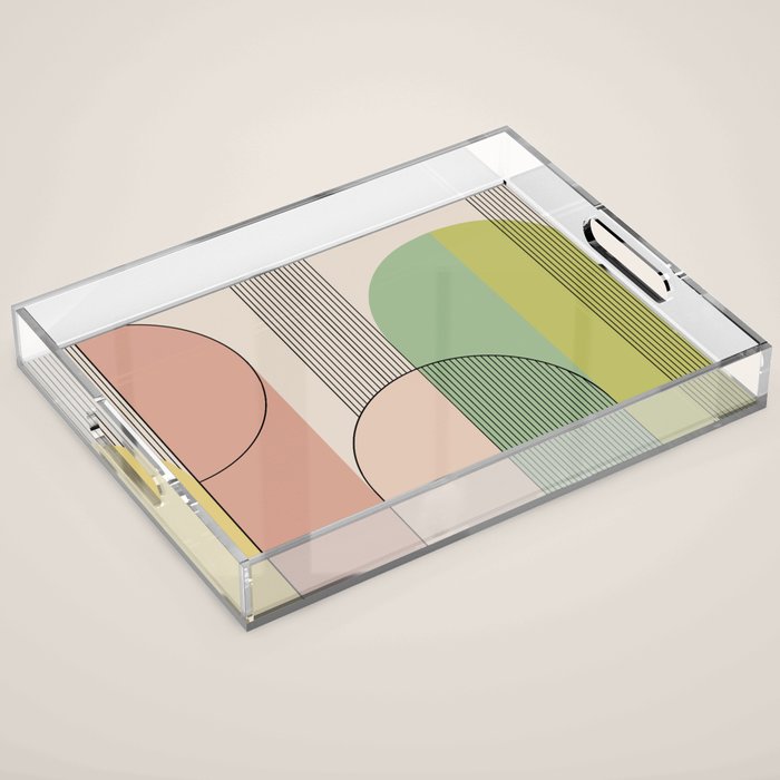 Abstract Arches I Acrylic Tray Gallery Image 1