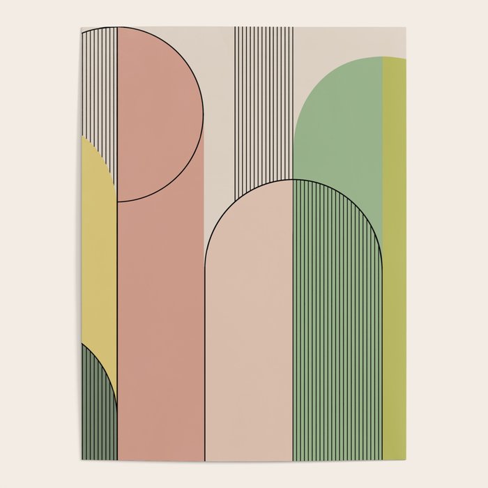 Abstract Arches I Poster Gallery Image 4