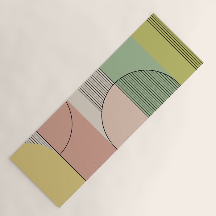 Abstract Arches I Yoga Mat Gallery Image 1