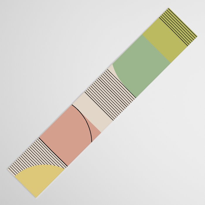 Abstract Arches I Table Runner Gallery Image 3