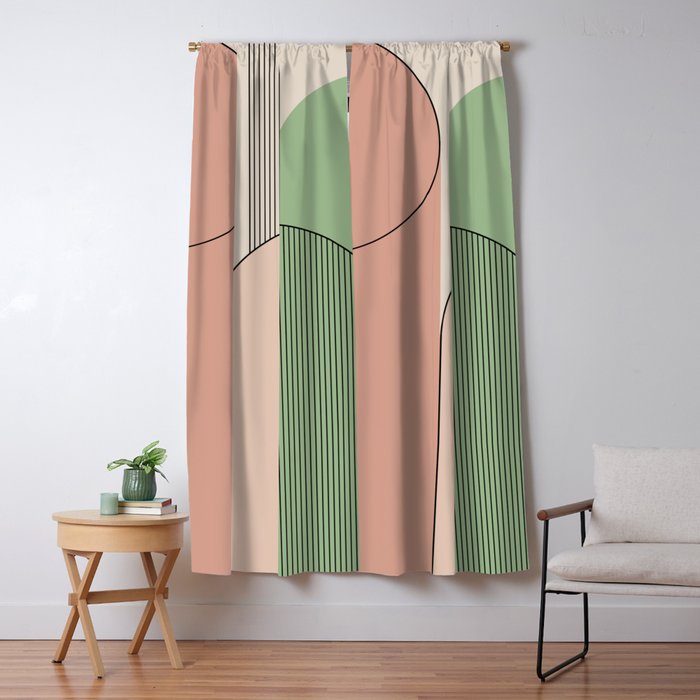 Abstract Arches I Window Curtain Gallery Image 5