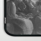 Meeting of the minds, 1912 Columbia Teacher's College vintage black and white portrait photograph Laptop Sleeve Gallery Image 3