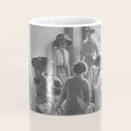 Meeting of the minds, 1912 Columbia Teacher's College vintage black and white portrait photograph Coffee Mug Gallery Image 4