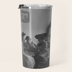 Meeting of the minds, 1912 Columbia Teacher's College vintage black and white portrait photograph Travel Mug Gallery Image 3