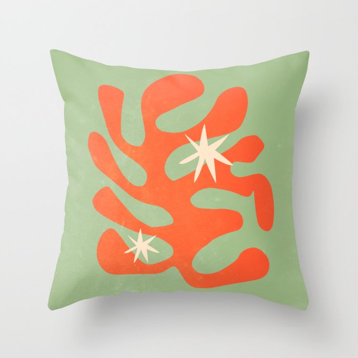 Riviera: Paper Cutouts Matisse Edition Throw Pillow Gallery Image 6