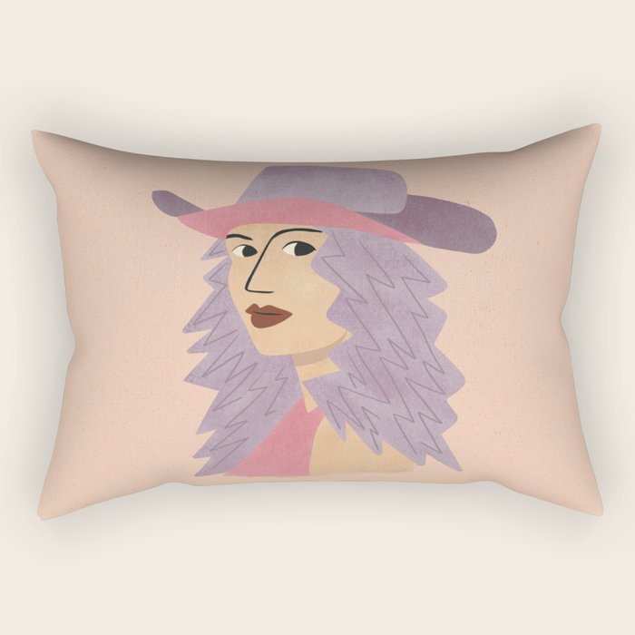 Disco Cowgirl Rectangular Pillow Gallery Image 1