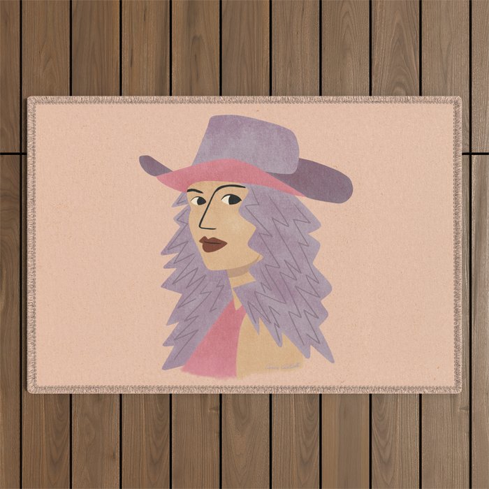 Disco Cowgirl Outdoor Rug Gallery Image 1