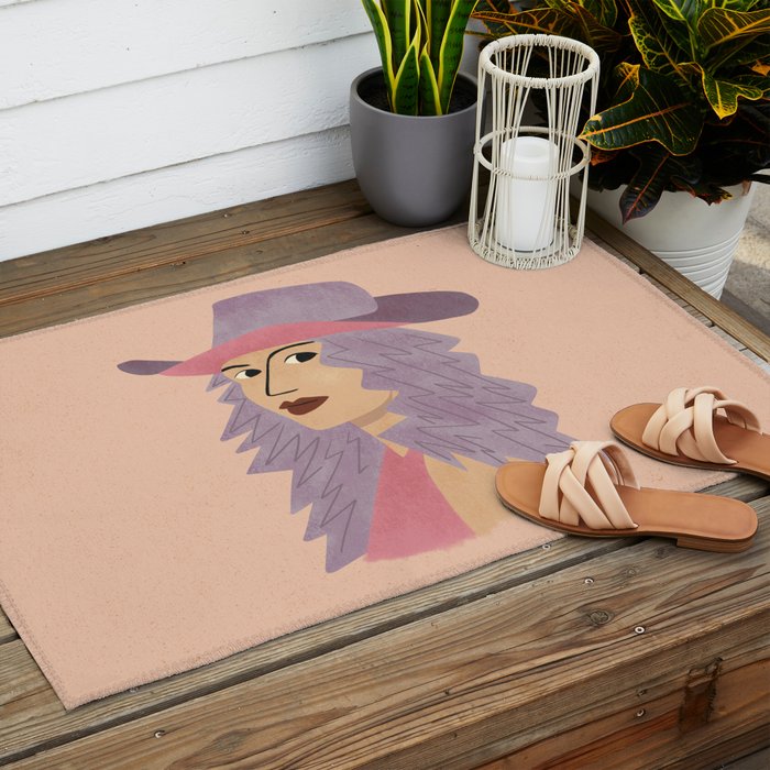 Disco Cowgirl Outdoor Rug Gallery Image 2