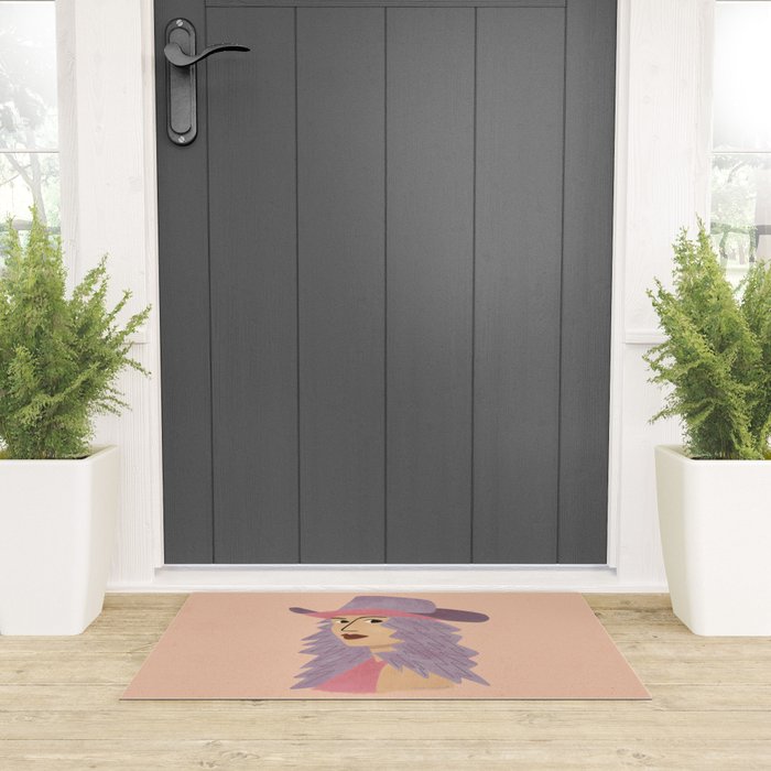 Disco Cowgirl Welcome Mat Gallery Image 3