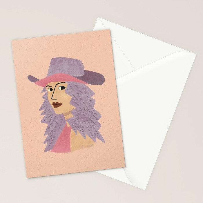 Disco Cowgirl Stationery Card Gallery Image 2