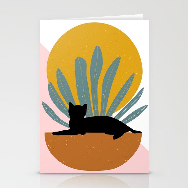 The Cat and The Sun III Stationery Card Gallery Image 2