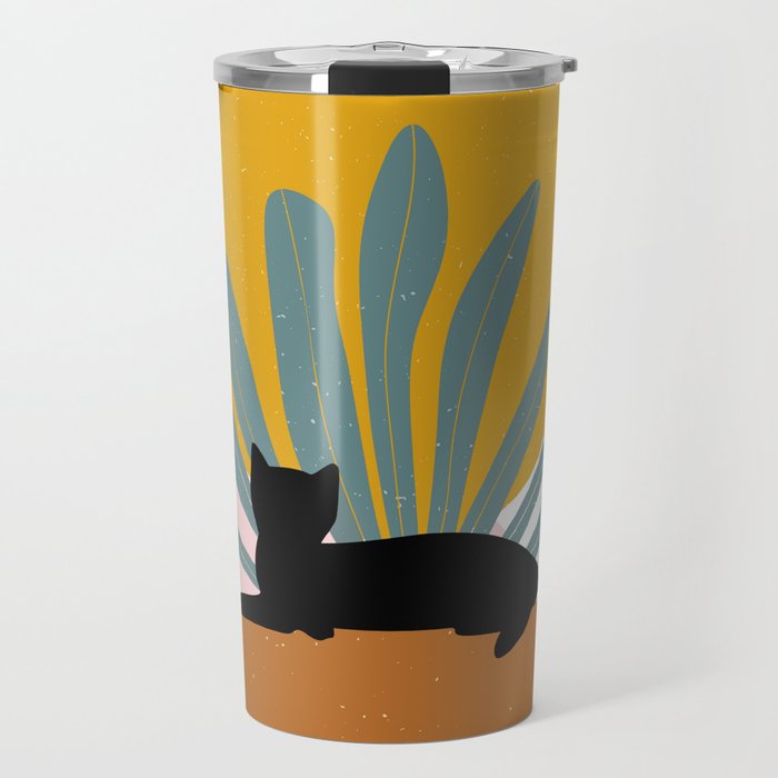 The Cat and The Sun III Travel Mug Gallery Image 1