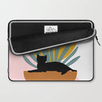 The Cat and The Sun III Laptop Sleeve Gallery Image 2