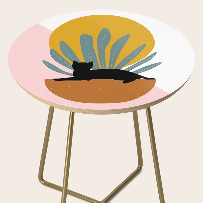 The Cat and The Sun III Side Table Gallery Image 2