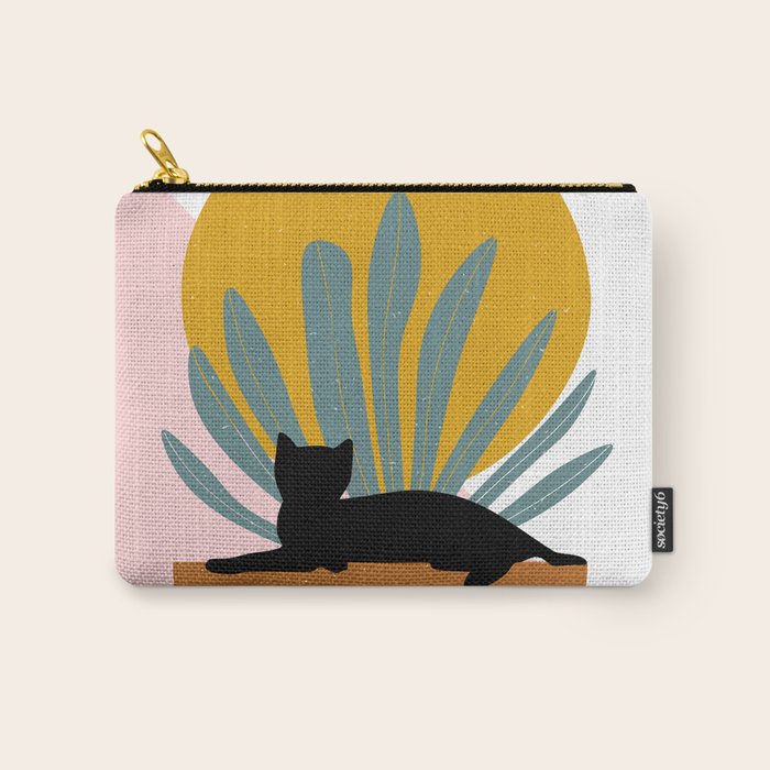 The Cat and The Sun III Carry All Pouch Gallery Image 1