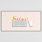 Soleil All day - Positive words Desk Mat Gallery Image 1