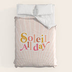 Soleil All day - Positive words Comforter Gallery Image 6