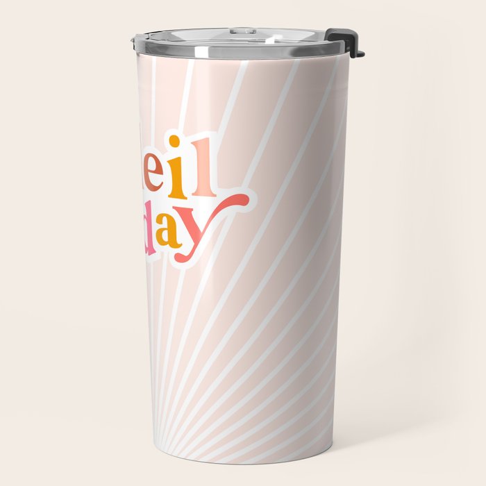 Soleil All day - Positive words Travel Mug Gallery Image 2