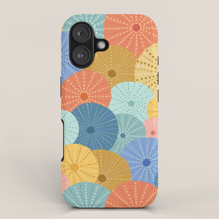 Coloful Sea Urchins 2 iPhone Case Gallery Image 1