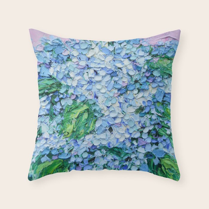 Penny Blues Throw Pillow Gallery Image 6