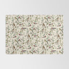 Nordic Birds Autumn Whispers Woodland Pattern Rug Gallery Image 2