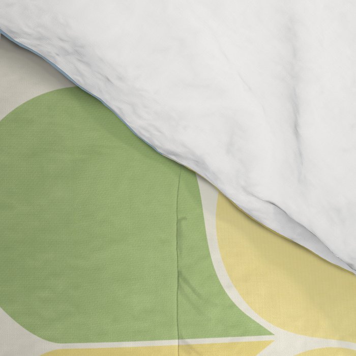Playful Pastel Geometric Raindrop Pattern Comforter Gallery Image 4