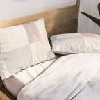Neutral Pastel Tones Geometric Artwork Pillow Sham Gallery Image 2