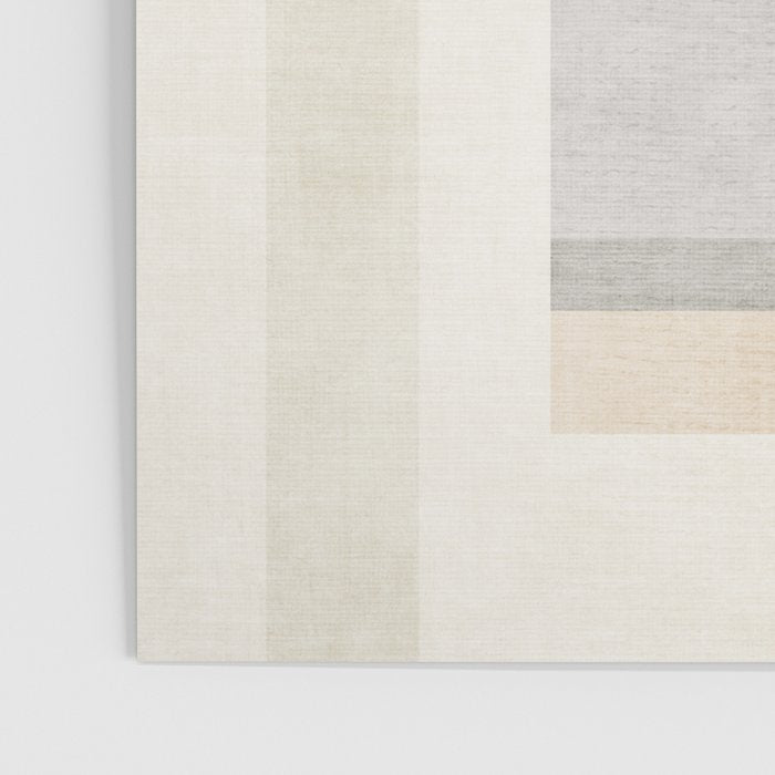 Neutral Pastel Tones Geometric Artwork Poster Gallery Image 3