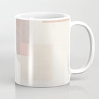 Neutral Pastel Tones Geometric Artwork Coffee Mug Gallery Image 1