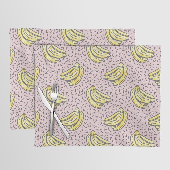 Go Bananas! (pink) Placemat Gallery Image 1