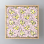 Go Bananas! (pink) Mini Art Print Gallery Image 1