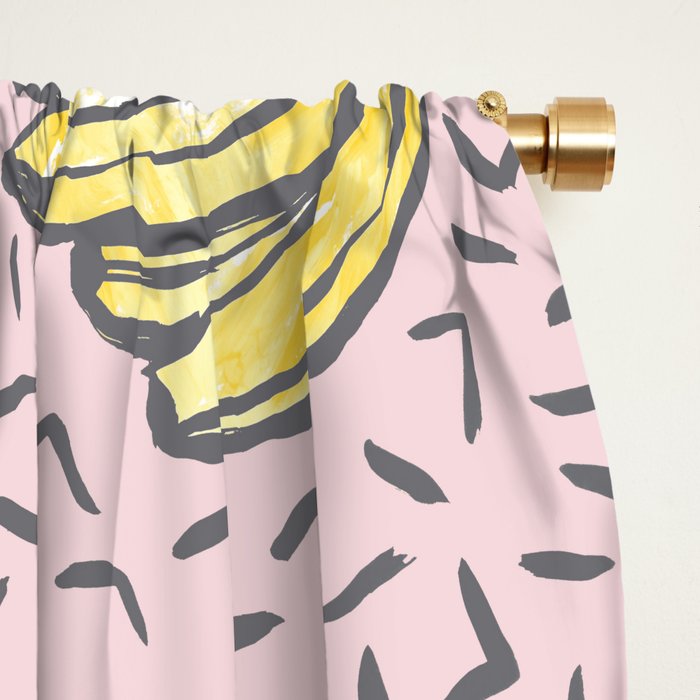 Go Bananas! (pink) Window Curtain Gallery Image 2