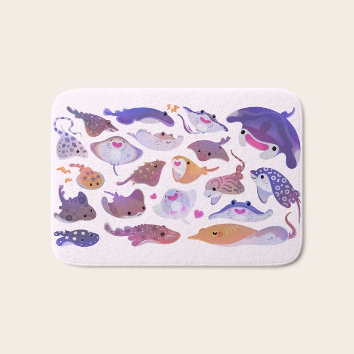 Ray day 1 - bright Bath Mat Gallery Image 1