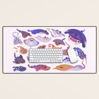 Ray day 1 - bright Desk Mat Gallery Image 1