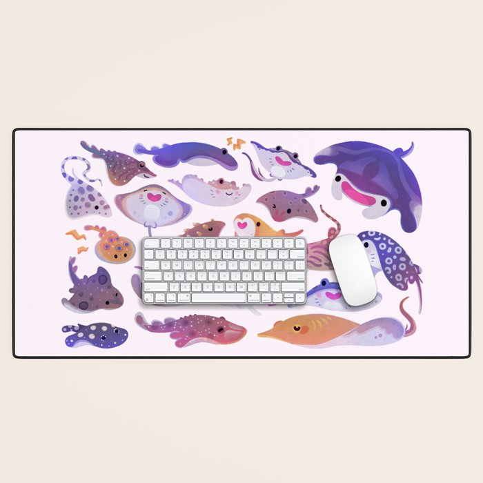 Ray day 1 - bright Desk Mat Gallery Image 1