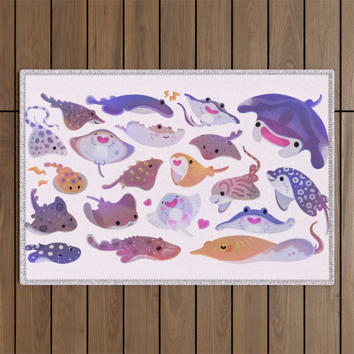 Ray day 1 - bright Outdoor Rug Gallery Image 1