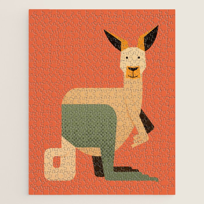 Whimsy Kangaroo Jigsaw Puzzle Gallery Image 1