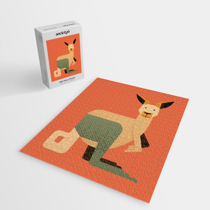 Whimsy Kangaroo Jigsaw Puzzle Gallery Image 2