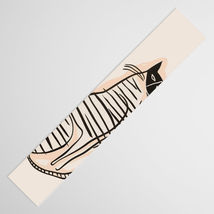 Abstract Cat in Lines Table Runner Gallery Image 3