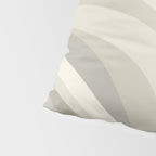 New Groove Liquid Swirl Abstract in Greige Pillow Sham Gallery Image 4