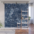 Pisces sky star map Wall Mural Gallery Image 1
