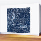 Pisces sky star map Wall Mural Gallery Image 2