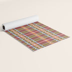 Autumn Tartan Charm Yoga Mat Gallery Image 2