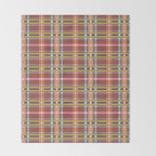Autumn Tartan Charm Throw Blanket Gallery Image 2
