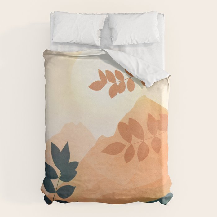 Morning in The Mountains Duvet Cover Gallery Image 1