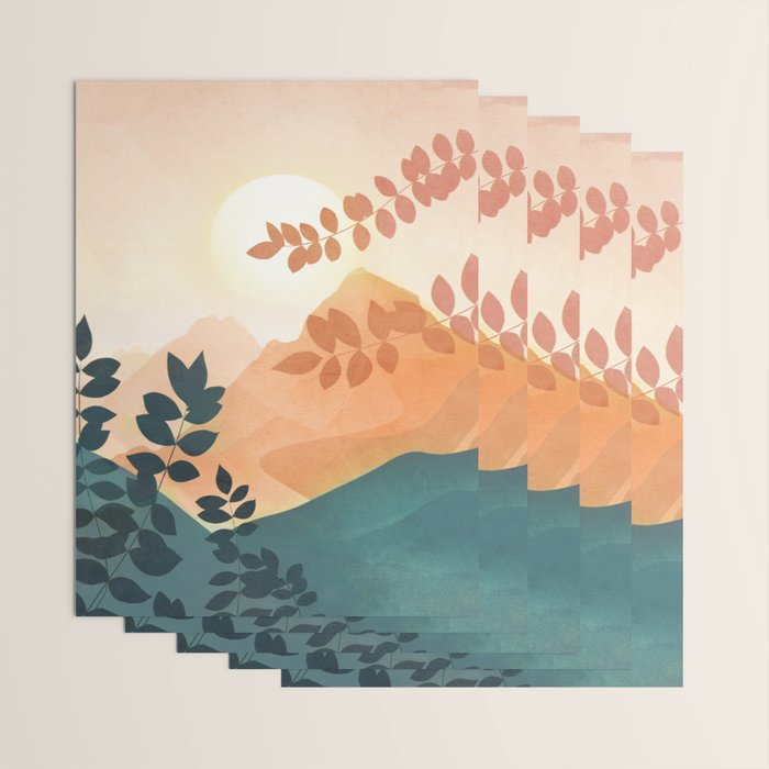 Morning in The Mountains Wrapping Paper Gallery Image 3
