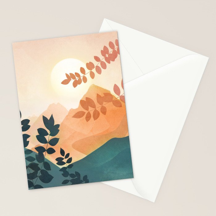 Morning in The Mountains Stationery Card Gallery Image 2