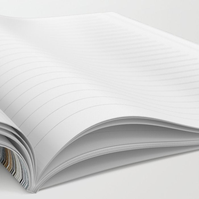 serape southwest stripe - cool natural tones Notebook Gallery Image 2