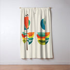 Whimsical Bloom Window Curtain Gallery Image 3