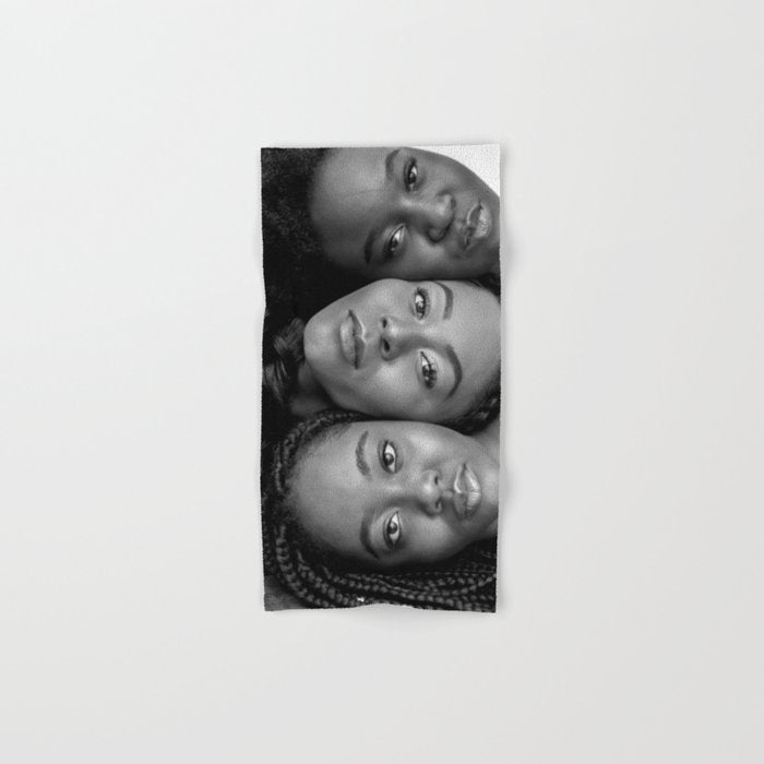 African American Women in black and white Bath Towel Gallery Image 1